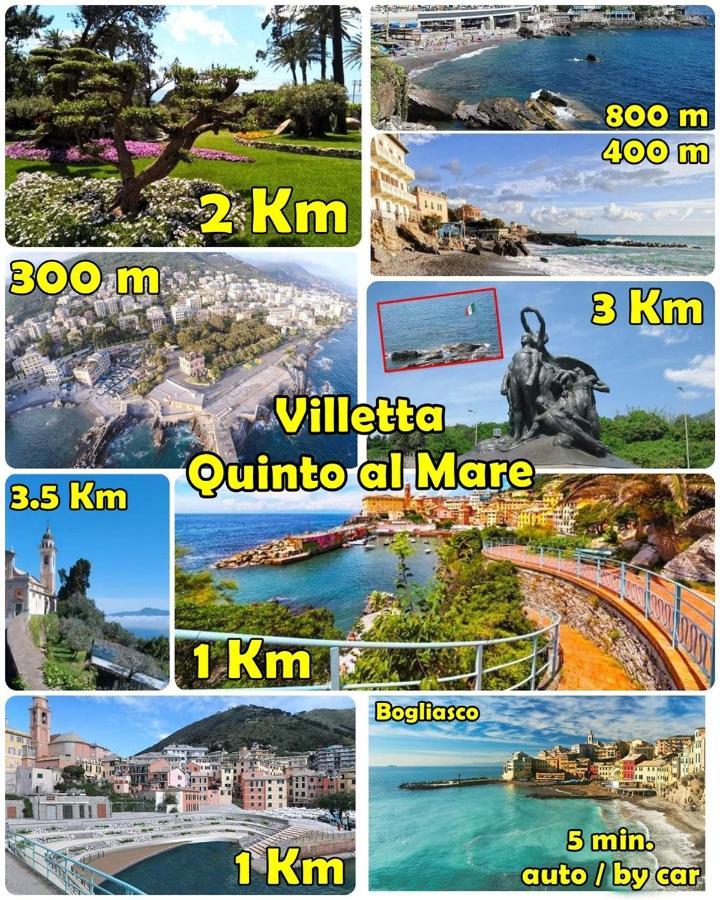 Villetta Quinto Al Mare - 2 Minutes From The Beach Génova Exterior foto